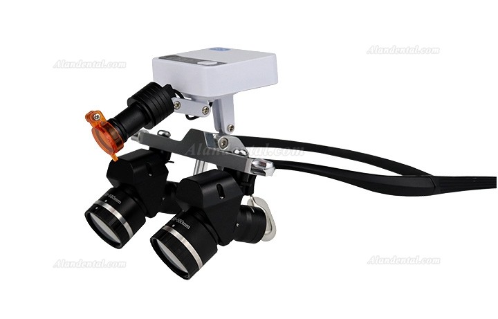 WJ YWJ-MG11U 3.0X-5.0X Dental Ergonomic Binocular Loupes With Headlight (Adjustable Magnification)